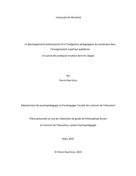 Page couverture du document de Gros, Pierre-Paul